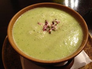 BioFresh avocado soup at BIOFresh 1 in Timisoara