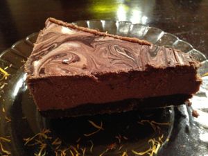 BioFresh raw chocolate cake at BIOFresh 1 in Timisoara