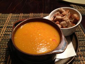 BioFresh lentil soup at BIOFresh 1 in Timisoara