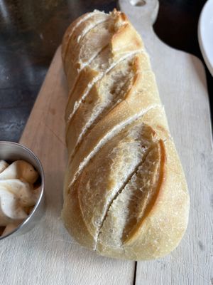 Side of bread (butter isn’t vegan)   at Bella Vino Restaurant in Ridgway