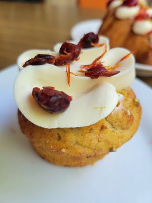 Cream filled banana muffin at 2022_bak in Yerevan