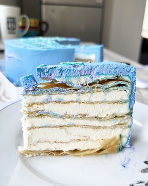 Vegan Napoleon cake at 2022_bak in Yerevan