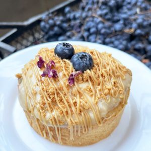 The greatest vegan banana roll with caramel and cream at 2022_bak in Yerevan