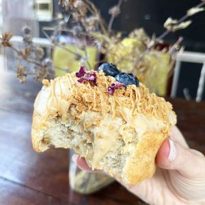 The greatest vegan banana roll with caramel and cream at 2022_bak in Yerevan