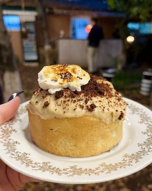 Vegan banana & choco roll at 2022_bak in Yerevan