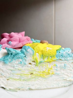 Special piece of vegan Napoleon cake for my lovely husband ❤️ at 2022_bak in Yerevan