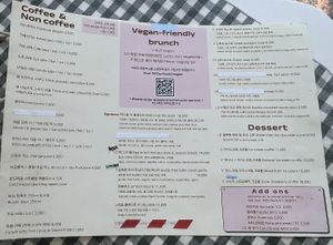 Menu  at Kkachi Kkachi - 까치까치 in Busan