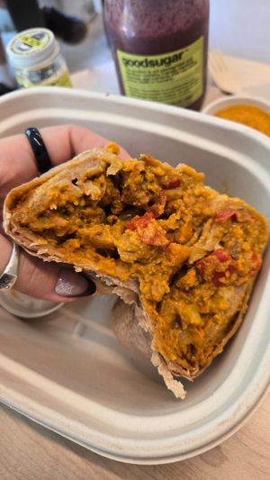 Breakfast burrito at Goodsugar in New York City