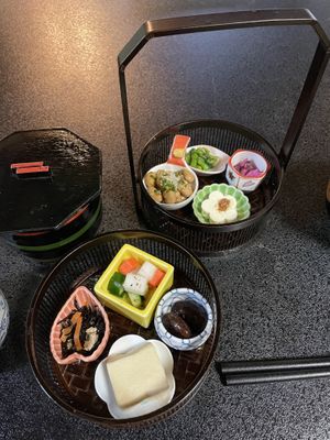 Another breakfast spread   at Kakurimbo in Minobu