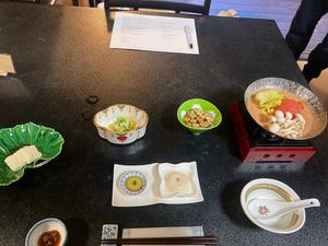 I got more dishes later on   at Kakurimbo in Minobu