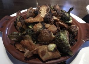 Brussels sprouts and potatoes sans aioli   at Yard House in Lakewood