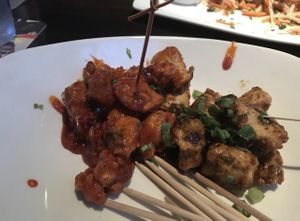 Gardein bites Korean and Firecracker   at Yard House in Lakewood