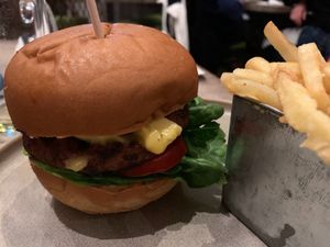 Moving mountains burger  at Forgan's in St Andrews