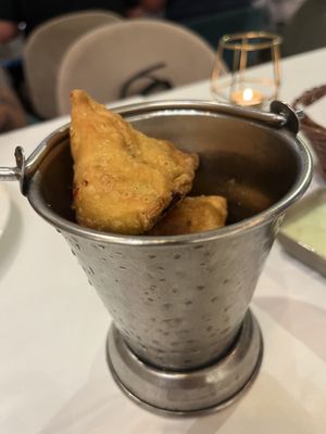 Samosas  at Taj Palace - Mogan Mall in Gran Canaria