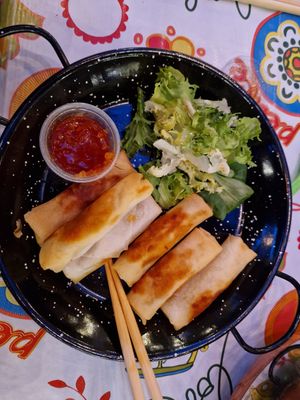 Spring rolls at Song&Jenn's kitchen in Drogheda