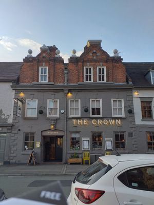 Exterior of pub at The Crown Abbey Foregate in Shrewsbury