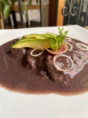 Enfrijoladas  at Bohai Holistic Lifestyle - Maybe closed in Oaxaca