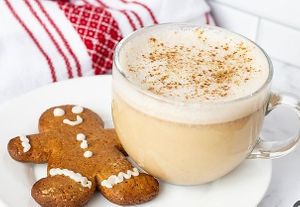 Gingerbread latte at Gordiveganos in Playa Del Carmen