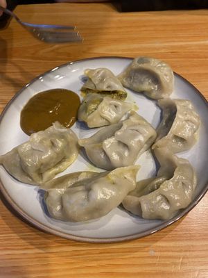 Momos  #Veganuary at Mama Papa in Odawara