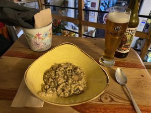 Mushroom stew at Sunmoon - Septemvri in Sofia