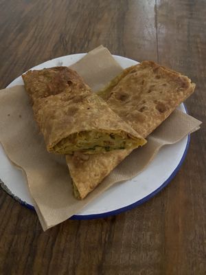 Spinach pancake thing I can’t remember name of  at Sunmoon - Septemvri in Sofia