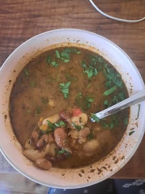 Beans soup was tasty at Sunmoon - Septemvri in Sofia