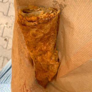 Banitza with red lentils (4,90 lv) at Sunmoon - Septemvri in Sofia