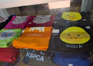 KSPCA merch at Organic Farmers Market in Nairobi