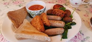 Vegan breakfast at The Fabulous Tearoom in South East London