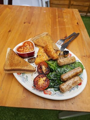 Vegan glory breakfast at The Fabulous Tearoom in South East London