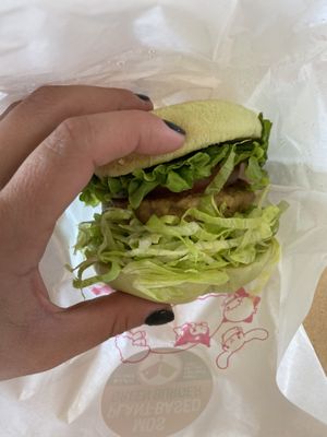 Very tiny  at Mos Burger in Kagoshima