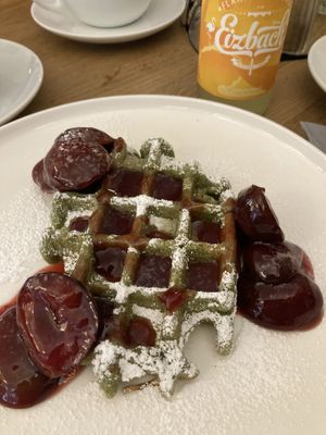 Waffel  at Café Zaunkönig  in Dachau