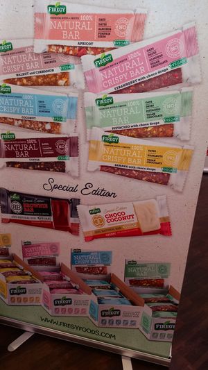 snack bars (@firegy, from hungary) at Veggienale & FairGoods in Berlin