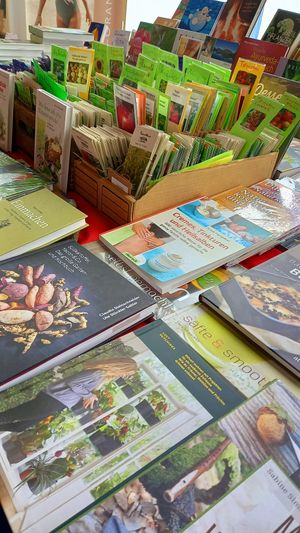 seeds & books about veggies at Veggienale & FairGoods in Berlin