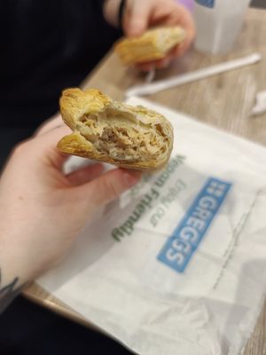 Sausage roll at Greggs @ Primark Oxford St, London in London