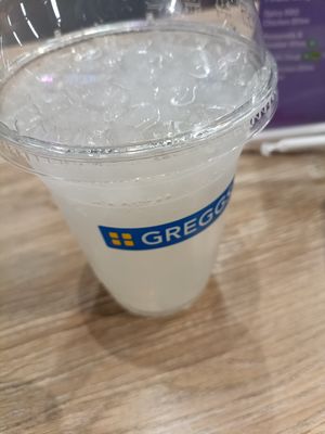 Cloudy lemonade at Greggs @ Primark Oxford St, London in London