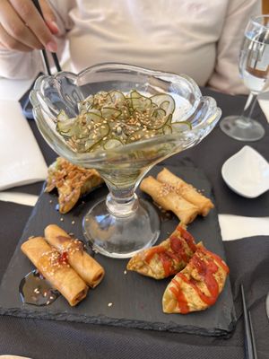 Vegan buffet starter  at Kimono Sushi Bar in Vila Nova De Santo Andre