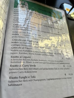 Menu   at L'Incontro in Karlsruhe