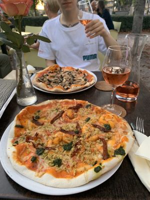 Vegane Pizza  at L'Incontro in Karlsruhe