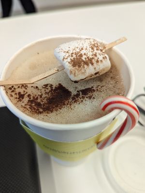 Peppermint mocha ☕ at Third Space Coffee in Bentonville