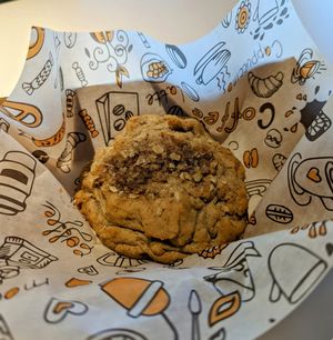 Apple pie muffin top 🍎 at Third Space Coffee in Bentonville