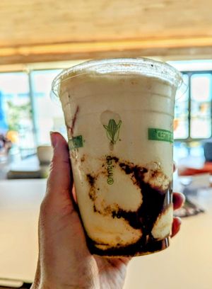 Cowgirls Don't Cry smoothie 😍🌶️🤠 at Third Space Coffee in Bentonville