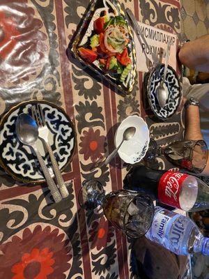  at Bibikhanum Teahouse in Samarkand