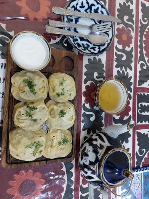  at Bibikhanum Teahouse in Samarkand