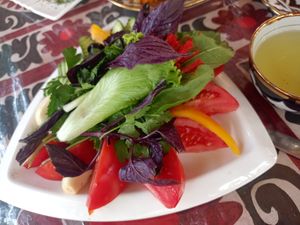  at Bibikhanum Teahouse in Samarkand