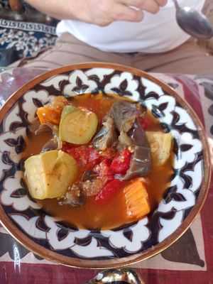  at Bibikhanum Teahouse in Samarkand