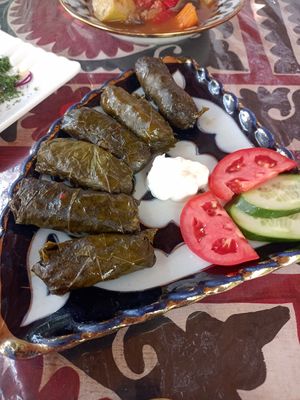  at Bibikhanum Teahouse in Samarkand