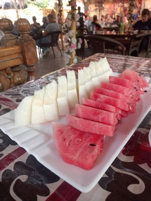  at Bibikhanum Teahouse in Samarkand