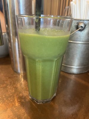 Green smoothie   at Claremont Teahouse in Newcastle Upon Tyne