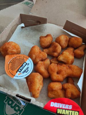 Cauliflower wings 🌱 at Papa John's in South Shields